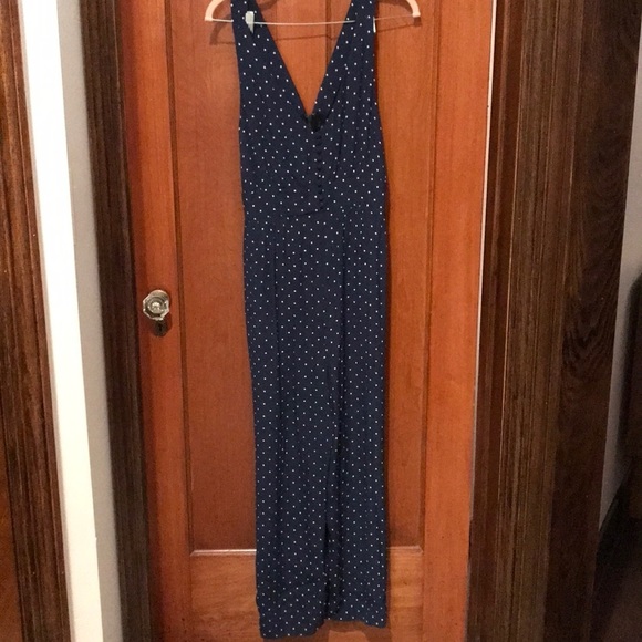 Madewell Pants - New without tags Navy Polka Dot Madewell Jumpsuit